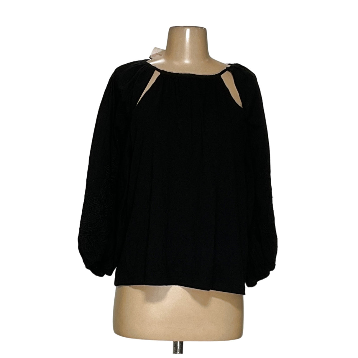 Banana Republic Black Cotton Blouse - Size S