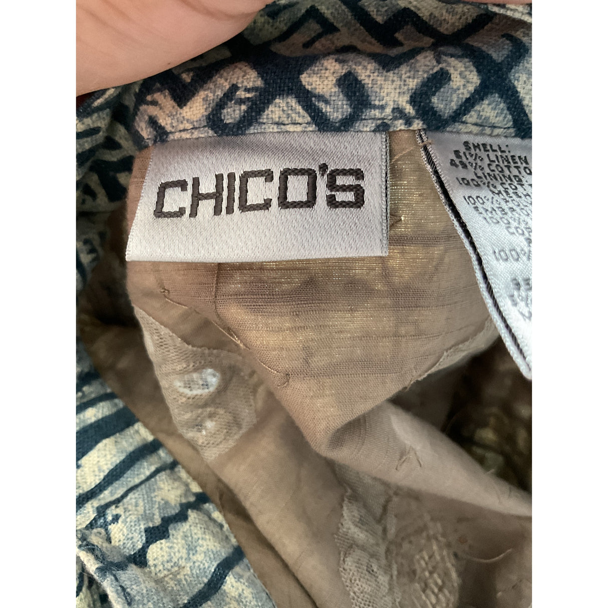 Chico's Multicolor Cotton Jacket