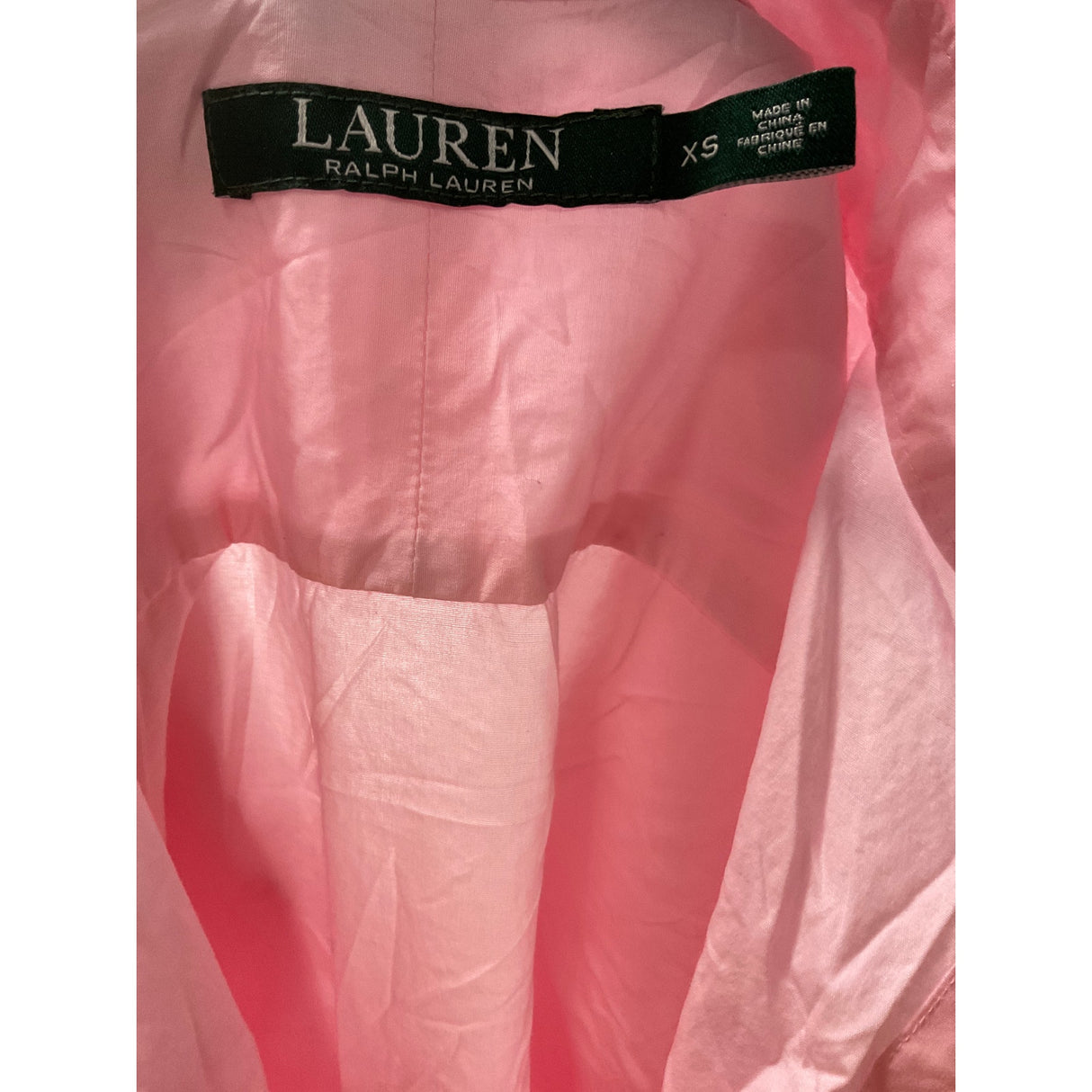 Lauren Ralph Lauren Women's Pink Button-Up XS