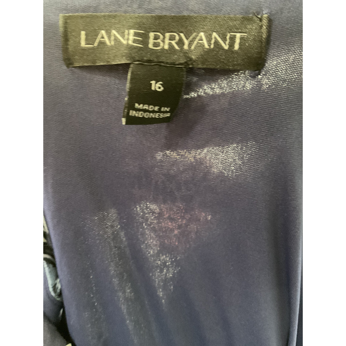 Lane Bryant Blue A-Line Midi Dress - Size 16