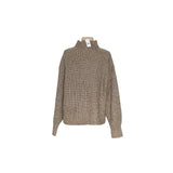 Ann Taylor Gray Pullover Crochet Sweater