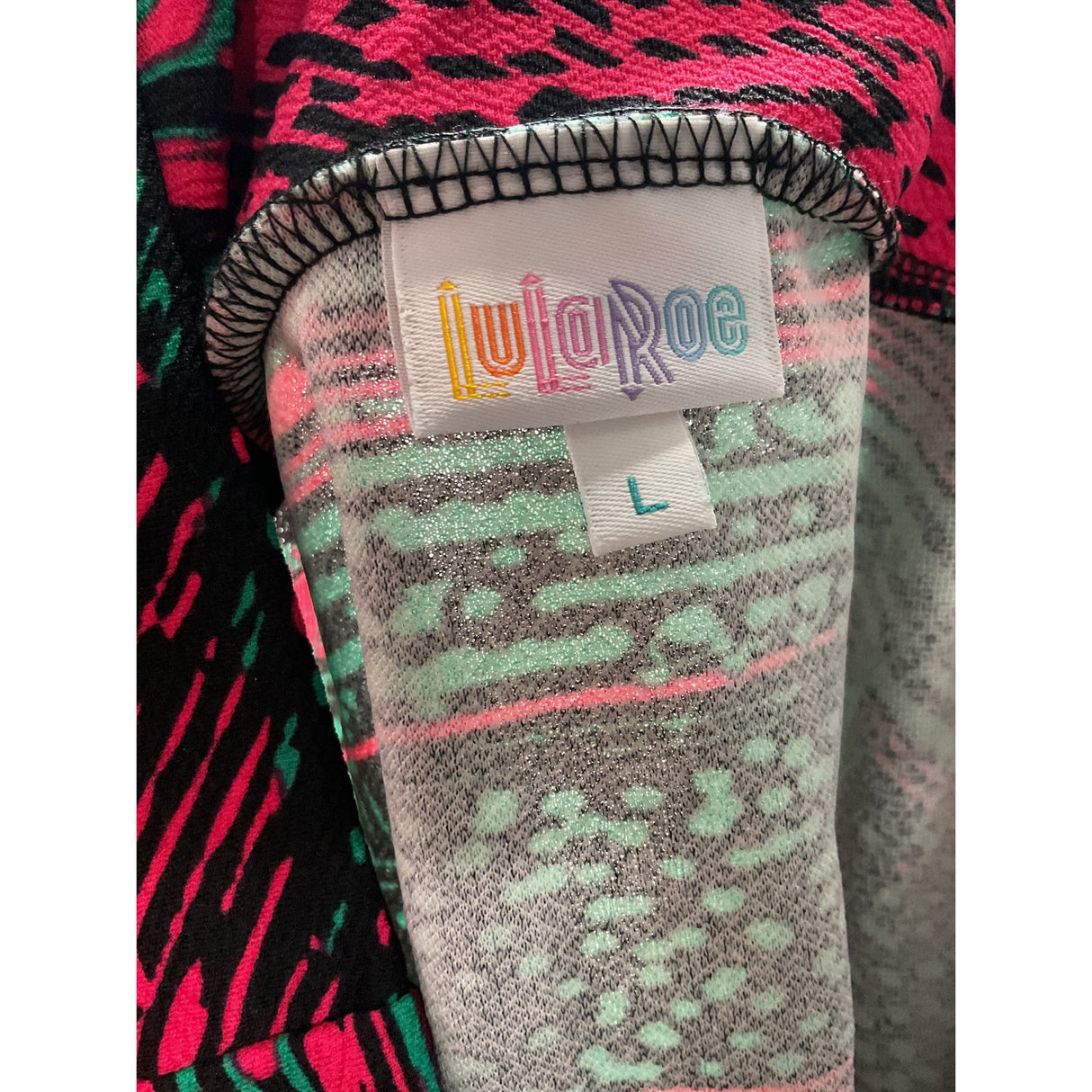 Lularoe Multicolor Polyester Pencil Skirt