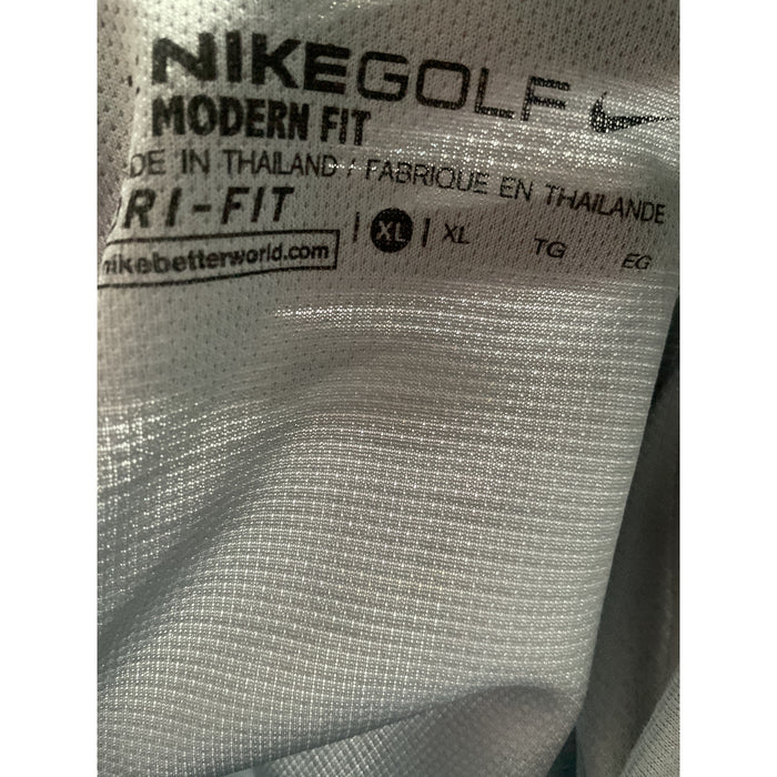 Men's NIKE GOLF Gray Polyester XL T-Shirt