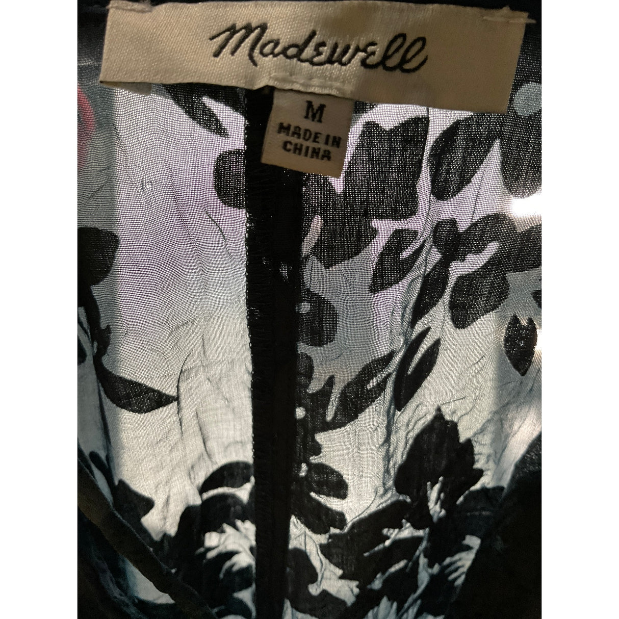 Madewell Green Floral Cover Up