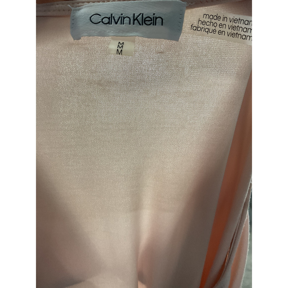 Calvin Klein Women's Orange Canvas Blouse