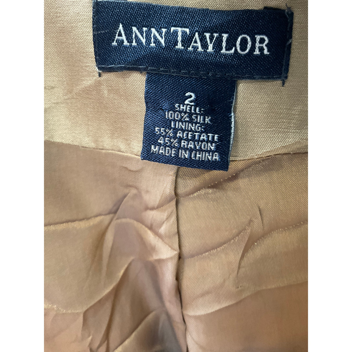 Ann Taylor Silk Blazer