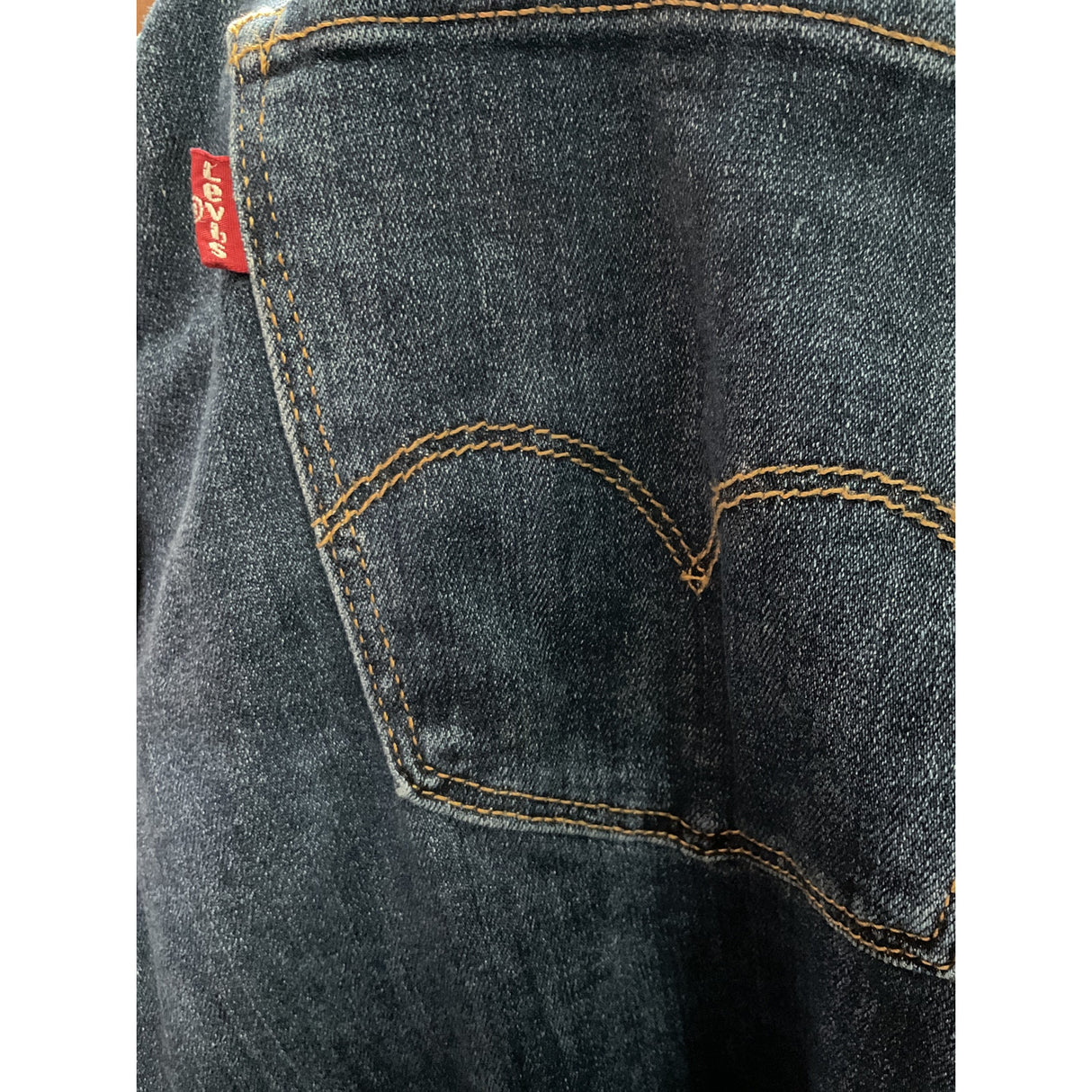 Levi's Blue Straight Jeans - Women's Size 34