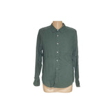 Madewell Men's Green Button-Down Shirt