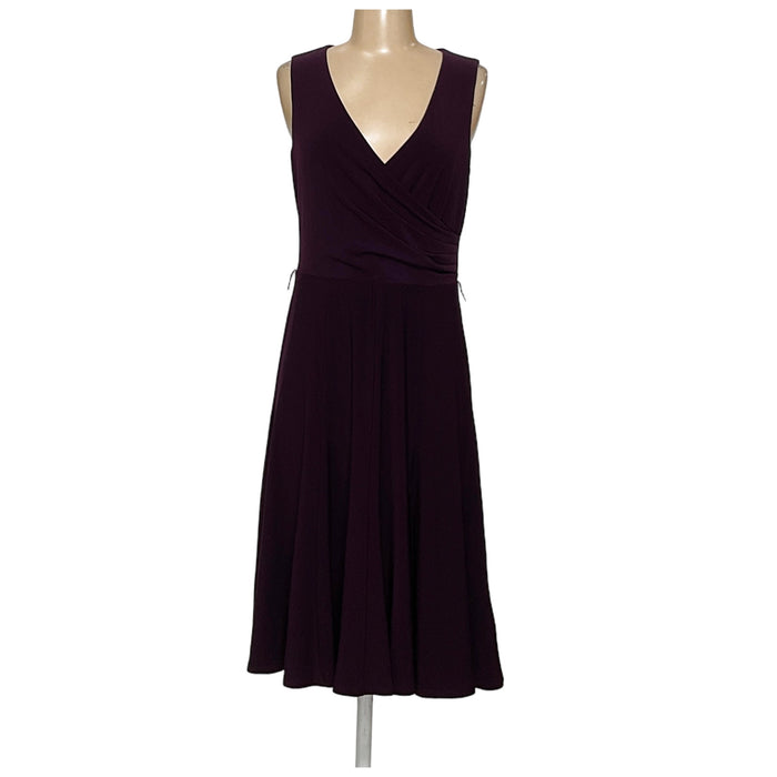 Lauren Ralph Lauren Purple Wrap Dress - Women's Size 6