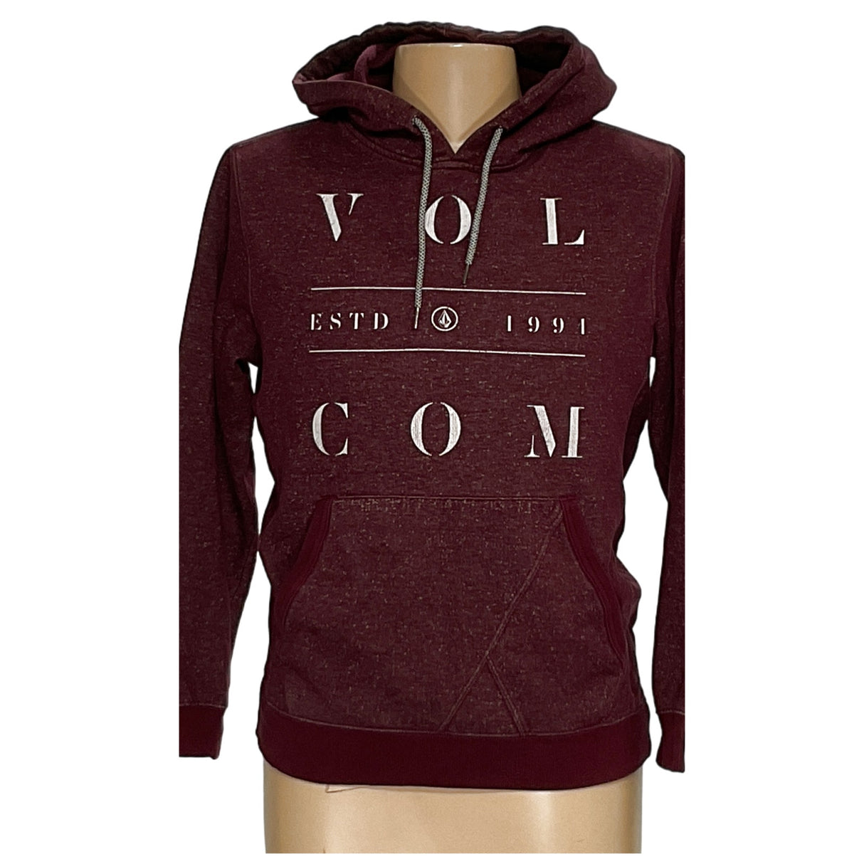 Volcom Red Men's Pullover Hoodie