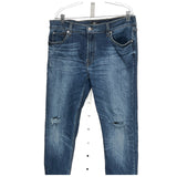 7FAM Blue Men's Ankle Jeans - 38