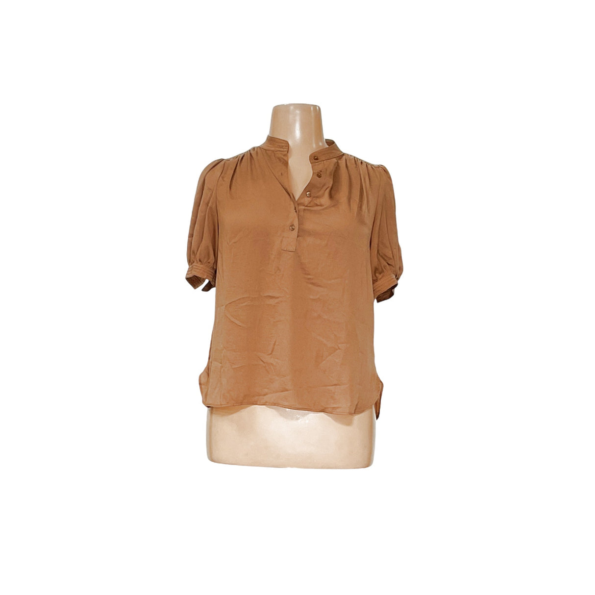 Banana Republic Beige Polyester Blouse - Women's Plus M