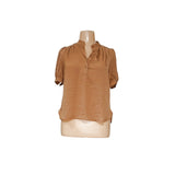 Banana Republic Beige Polyester Blouse - Women's Plus M