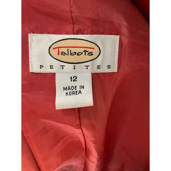 Talbots Orange Blazer - Women's Size 12