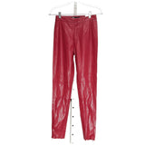 ZARA Red Ankle Pants - XS