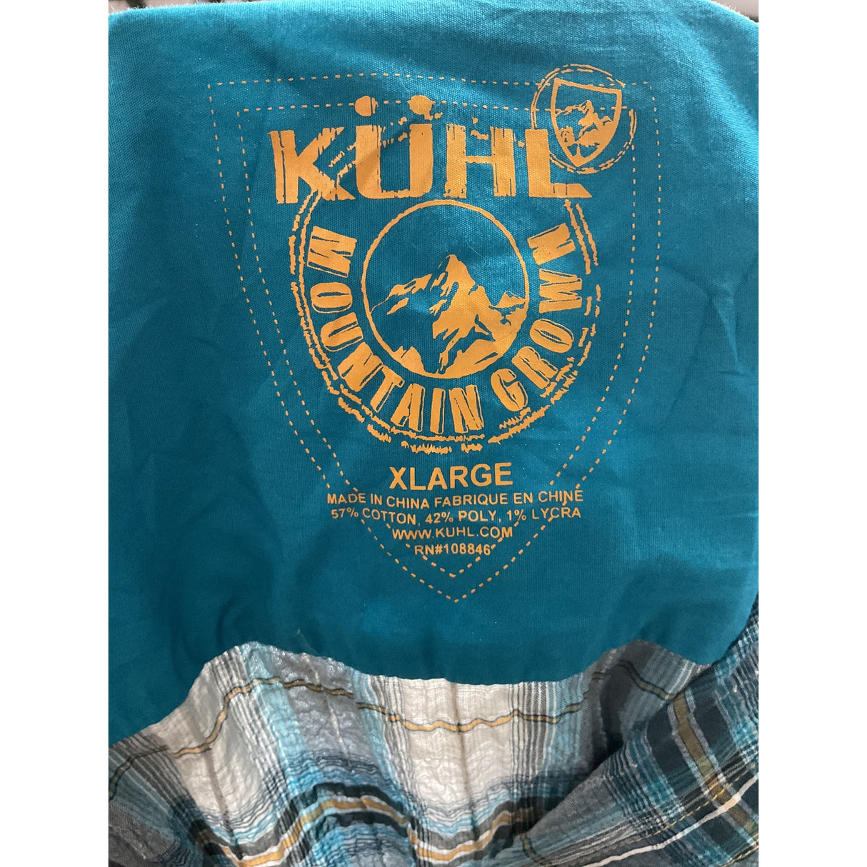 Kuhl Multicolor Short-Sleeve Button-Up Shirt XL