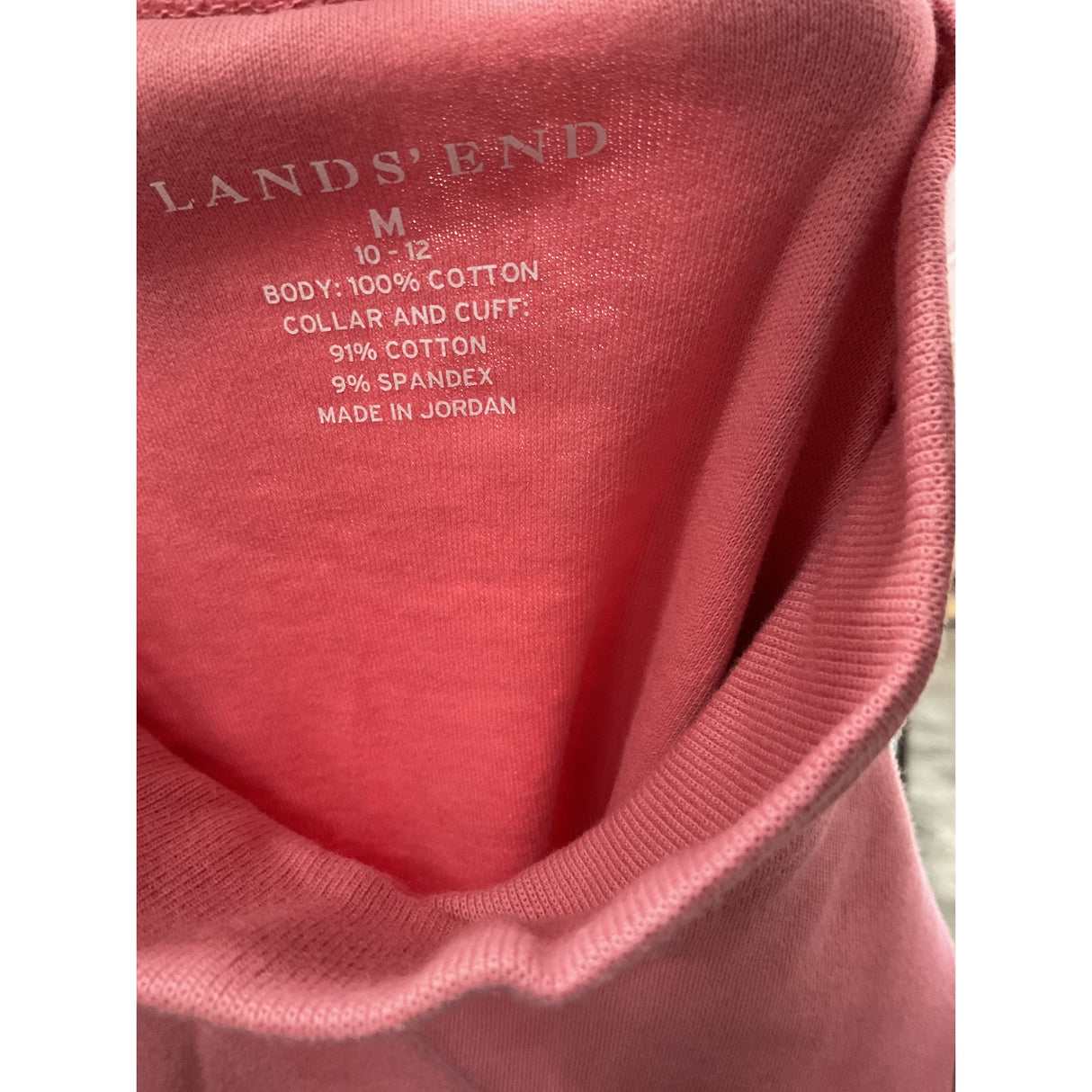 Lands' End Pink Women's Cotton Sweater - M