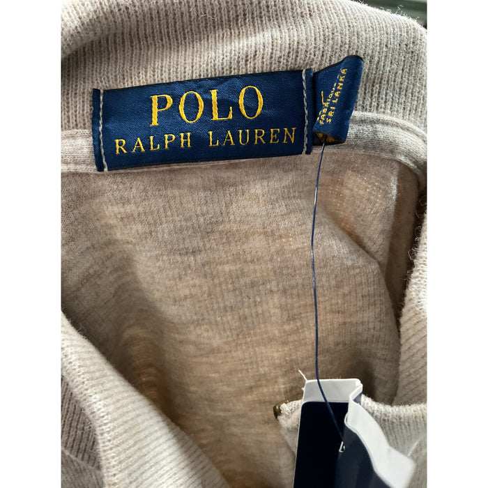 Men's Beige Polo Ralph Lauren Sweater - Size L