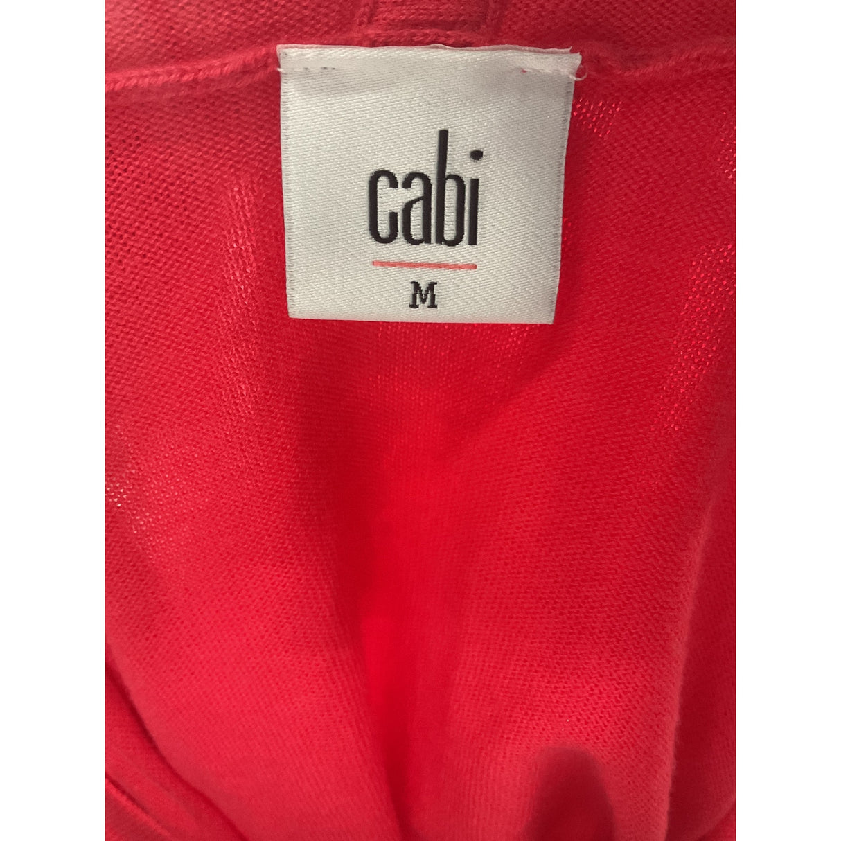 Cabi Pink Cotton Full Zip Sweater - Size M