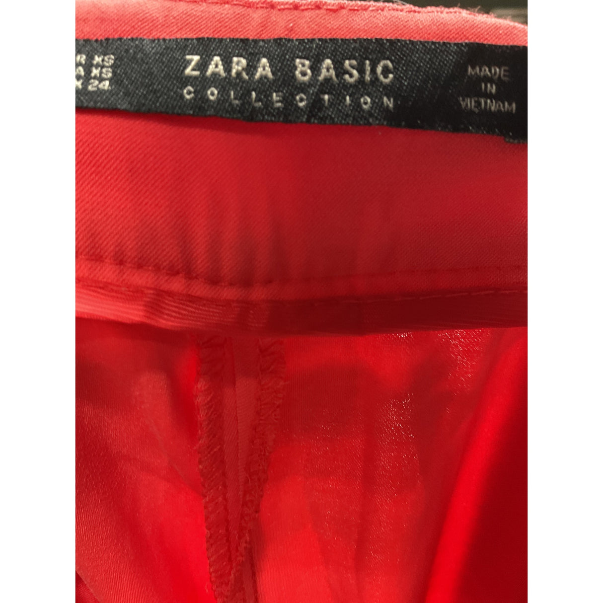 ZARA Orange Capri Pants XS