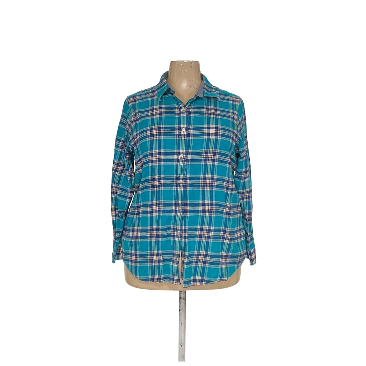 Lands' End Multicolor 1X Button-Up Top