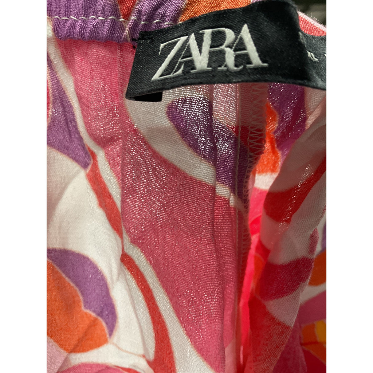 ZARA Multicolor Graphic Print Sailor Shorts XL