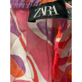 ZARA Multicolor Graphic Print Sailor Shorts XL