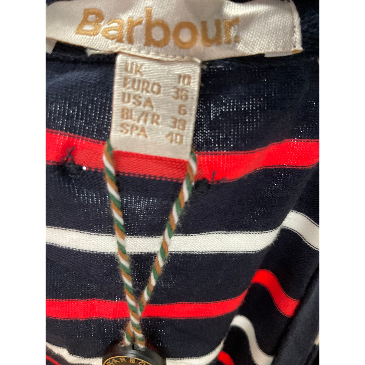 BARBOUR Multicolor Shift Dress - Size 6