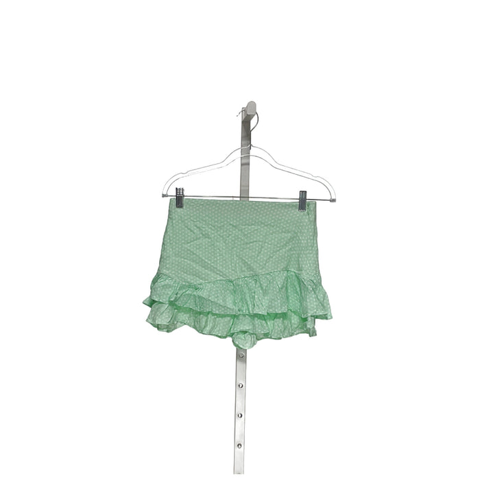 ZARA Green Mini Skirt - Women's Size S