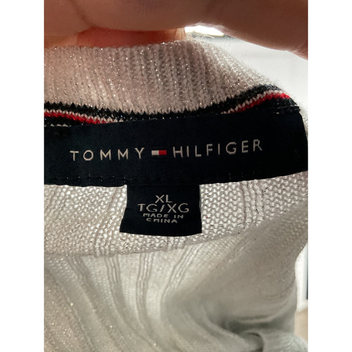 Tommy Hilfiger Gray Wool XL Women's Blouse