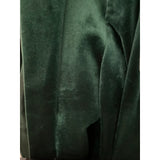 Tahari Green Velour Cardigan - Size 2