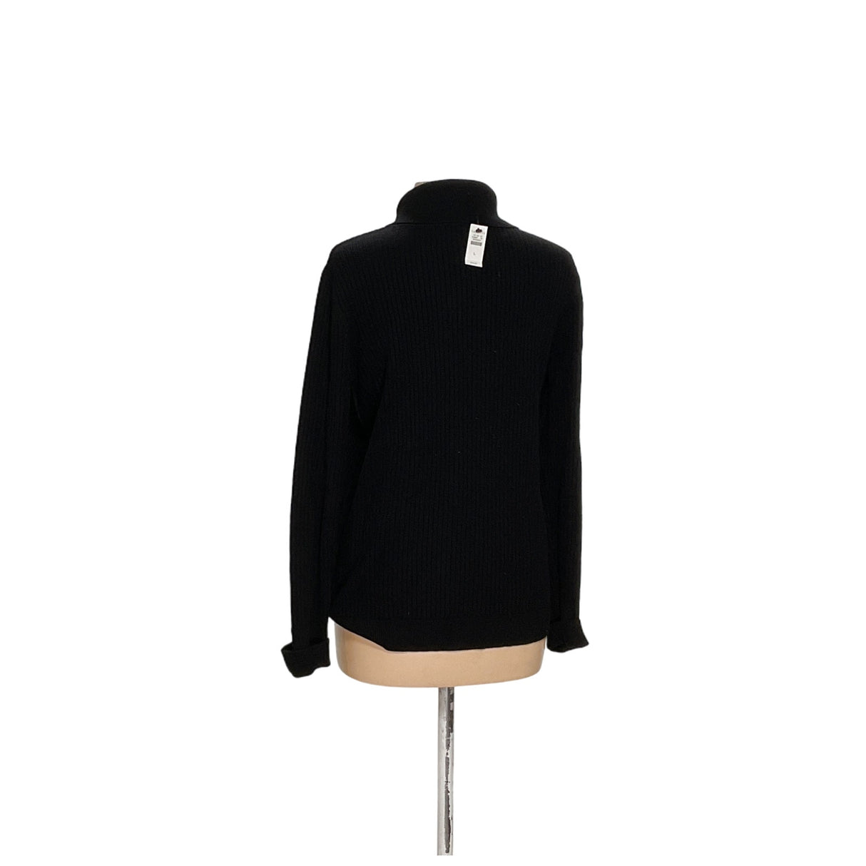 Talbots black cotton pullover sweater