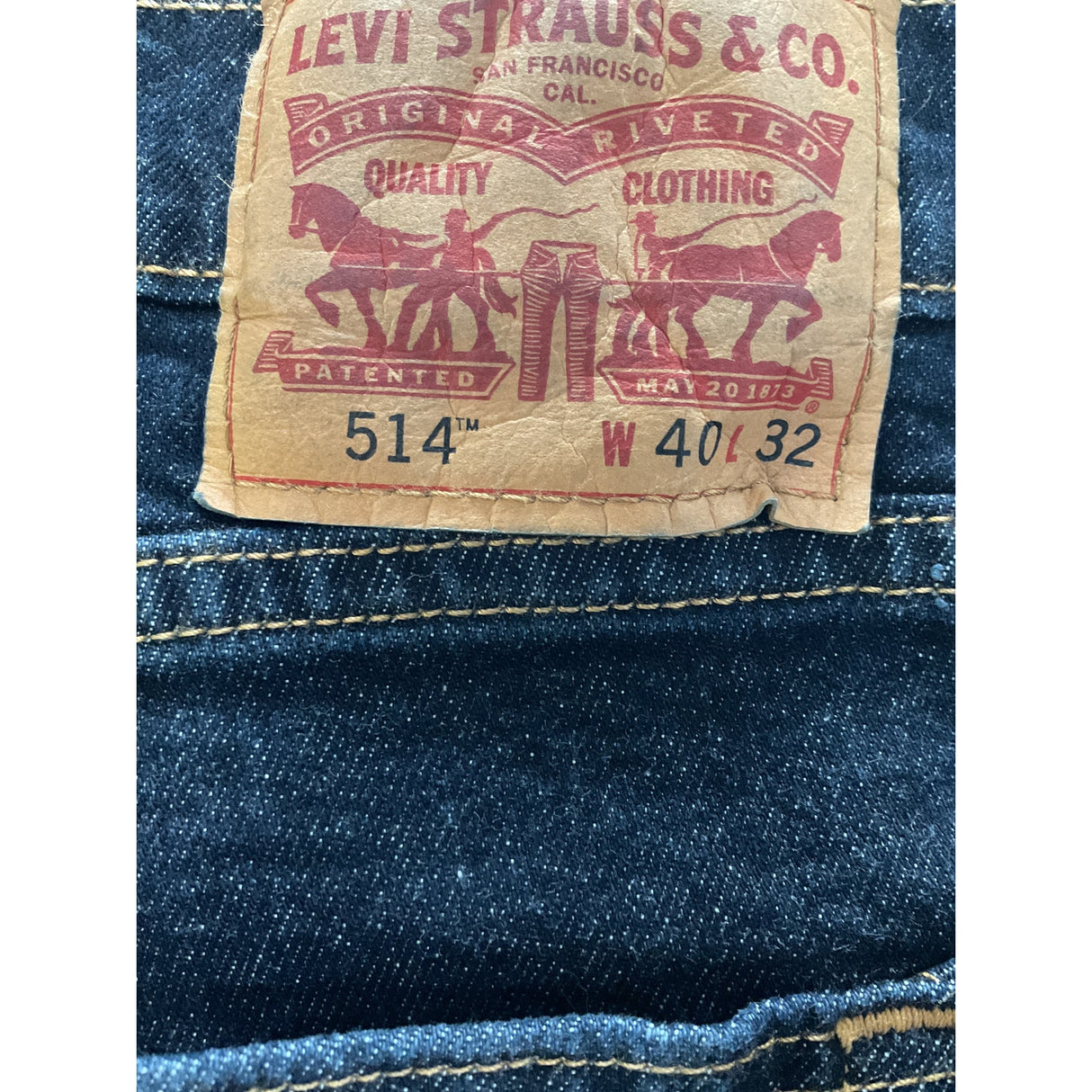 Levi's Men's Jeans - Blue, Size 40x30