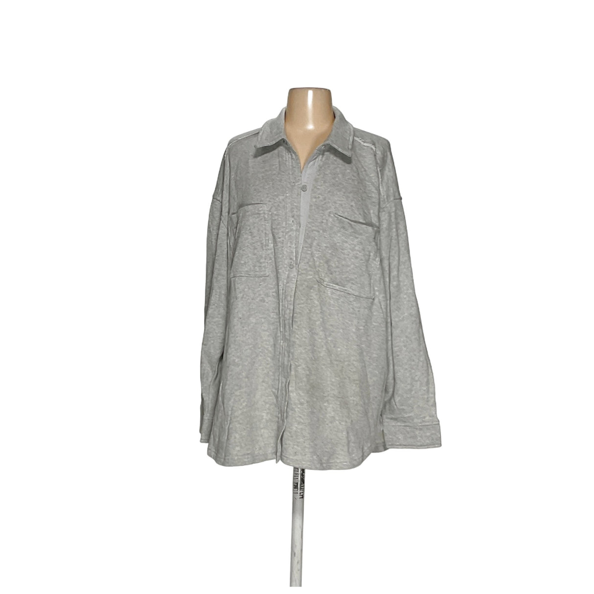 Aerie Gray Cotton Cardigan - Women's M