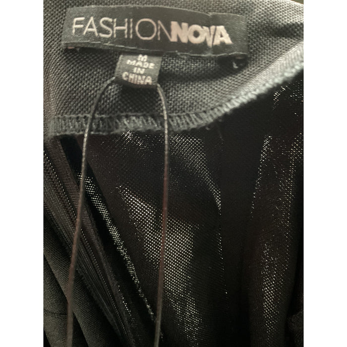 Fashion Nova Black Ankle Pants M