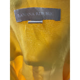 Banana Republic Yellow Midi Shirt Dress (Size 14)