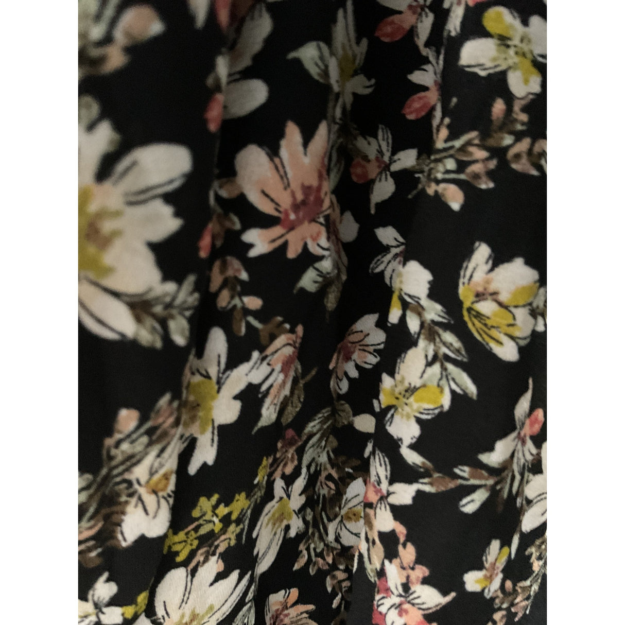 LOFT Floral Blouse in Multicolor - XL