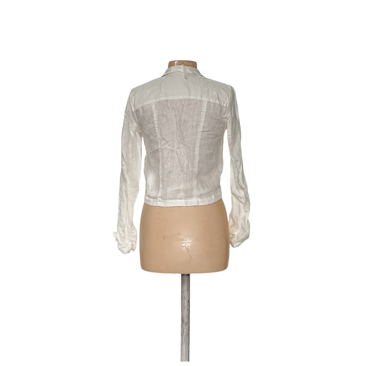 Cabi White Linen Blazer - Women's XS