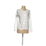 Brooks Brothers White Cardigan Sweater sz L