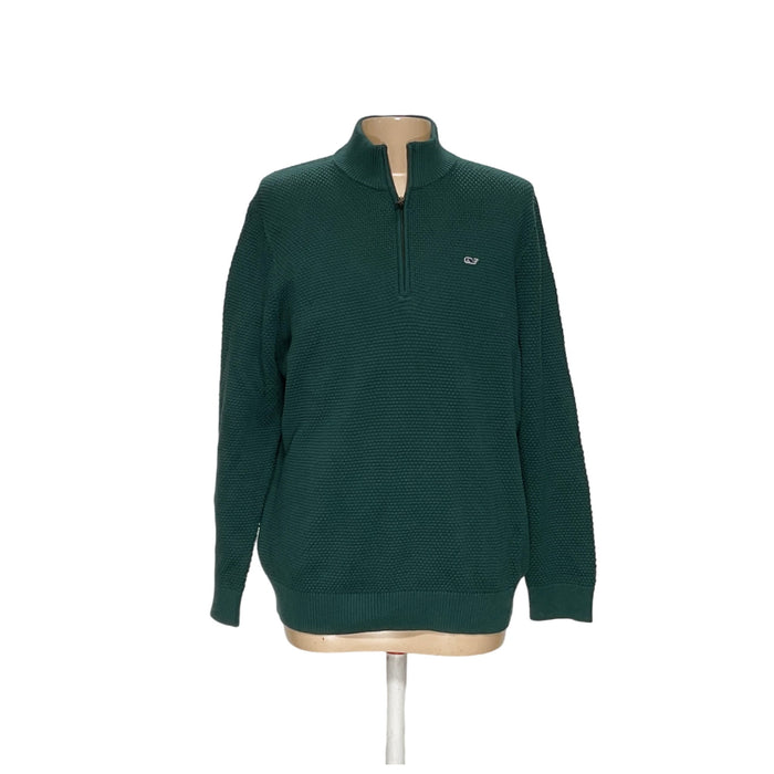 Vineyard Vines Green Henley Sweatshirt XL