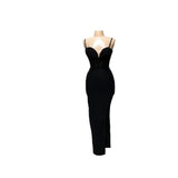 Fashion Nova Black Bodycon Dress - Women's M