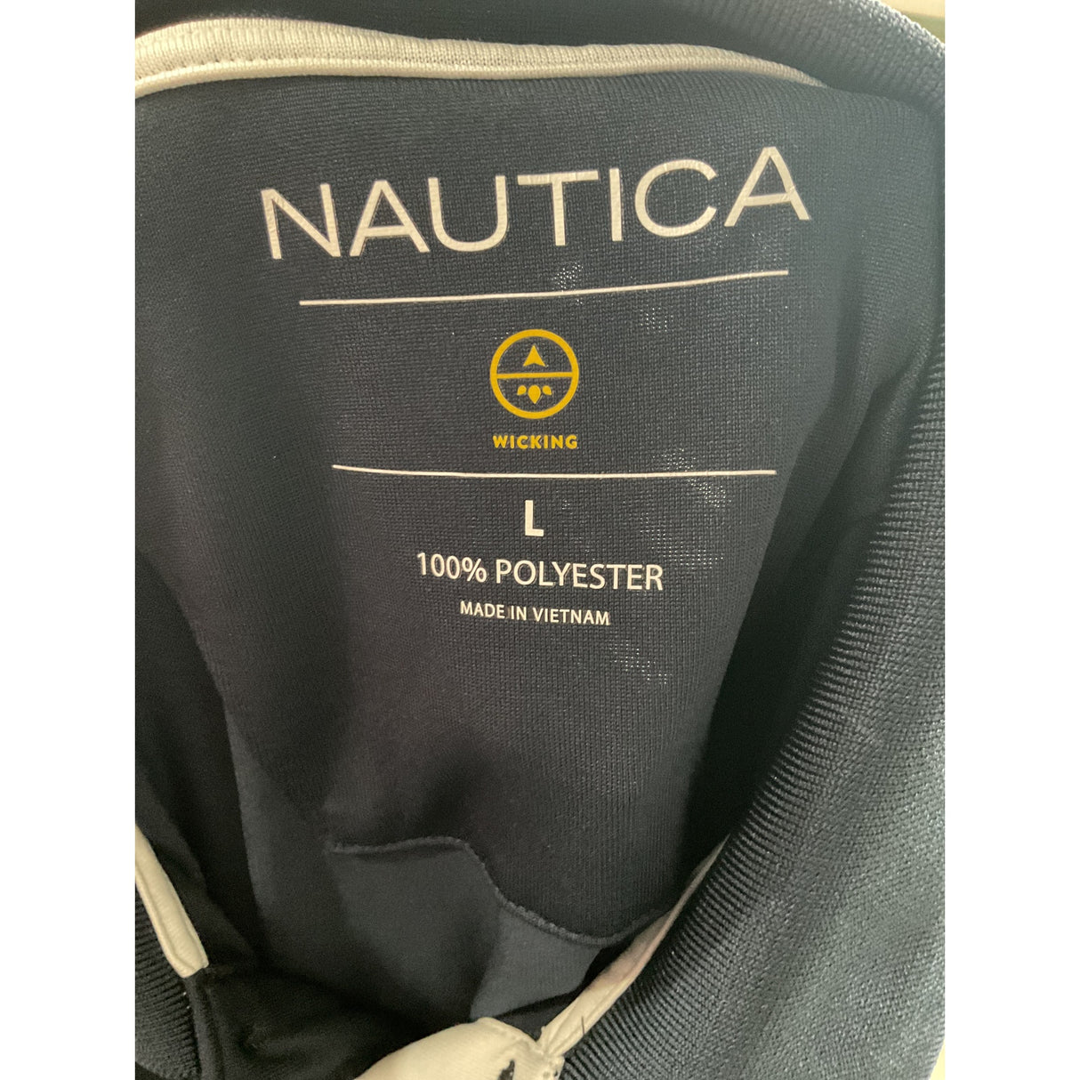 Nautica Blue Polo Size L