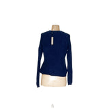 Tahari Blue Viscose Pullover Sweater - XS