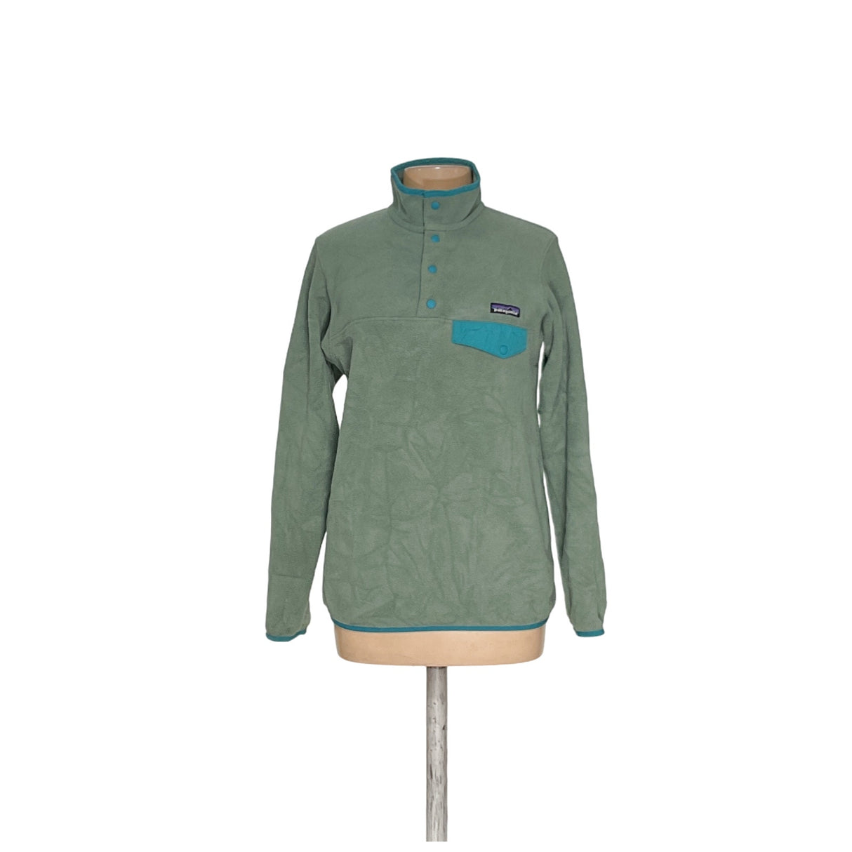 Patagonia Green Henley Sweater - Women's M