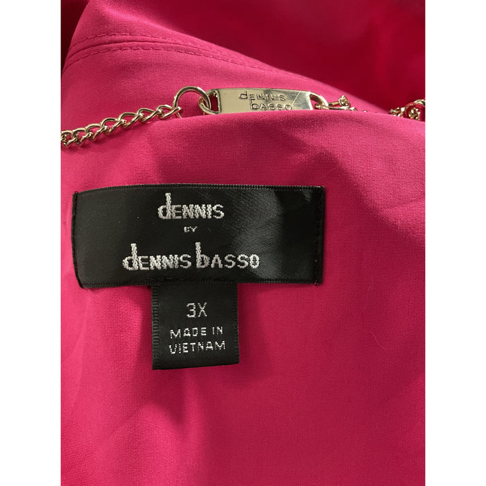 Dennis Basso Pink Plus-size Jacket