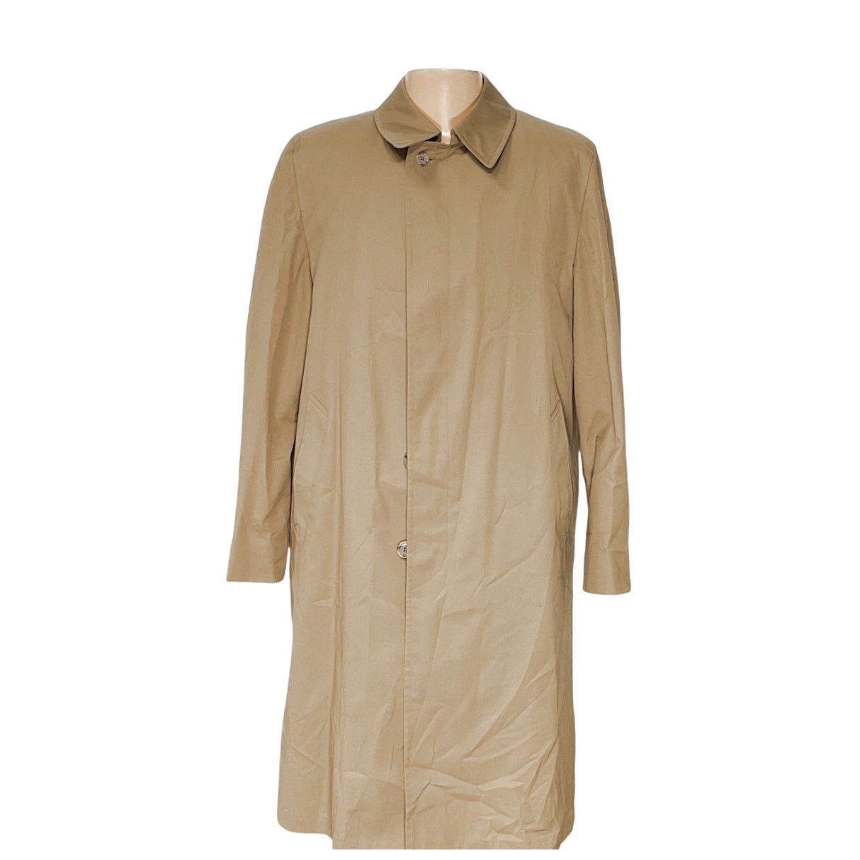 LONDON FOG Beige Overcoat - Men's 1X