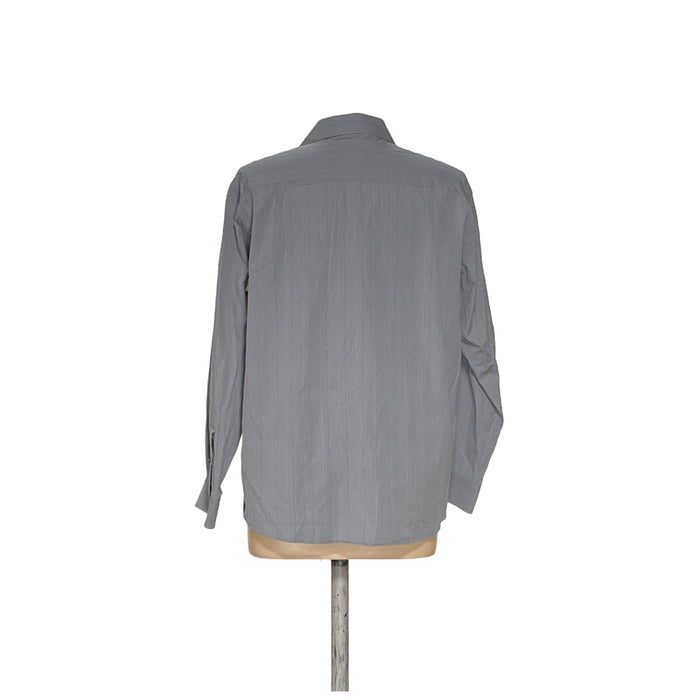 Calvin Klein Gray Button-Up Shirt