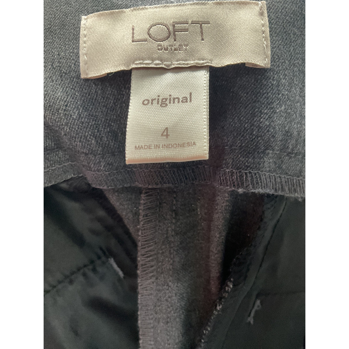 LOFT Gray Dress Pants - Size 4