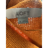 LOFT Orange Lace Cardigan - XL