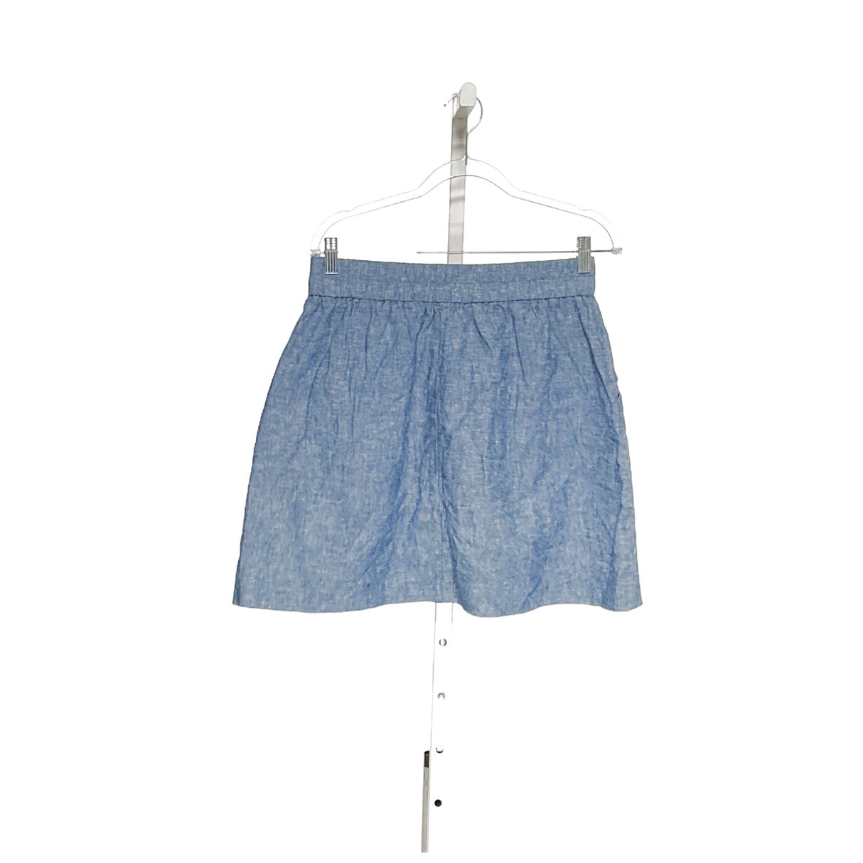 LOFT Blue Linen A-Line Skirt - Size S